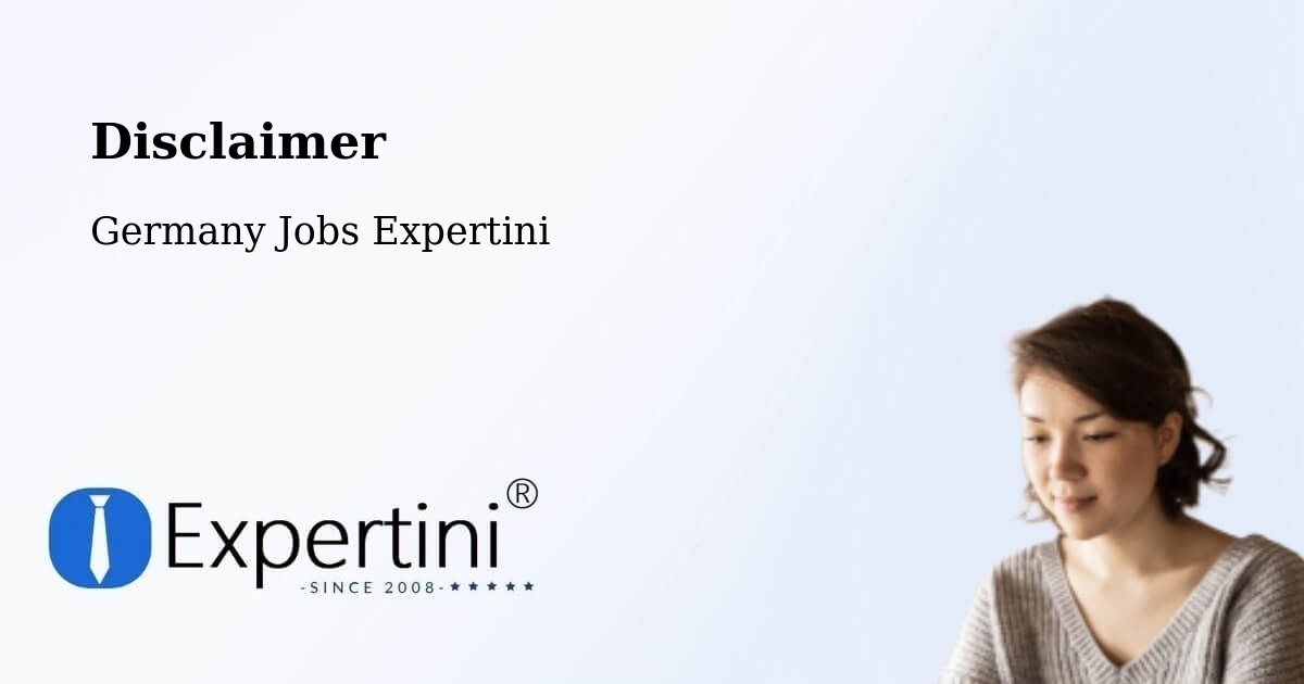 Disclaimer – Rheinau - Germany Jobs Expertini